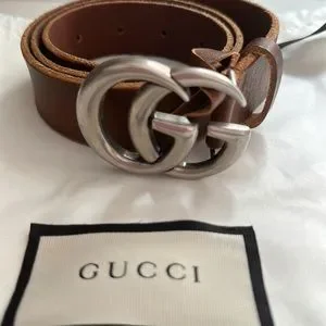 Gucci | Accessories | Womens Gucci Gg Marmont Brown Leather  display picture 1